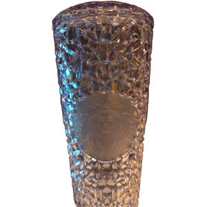 Starbucks Iridescent Studded Tumbler with Straw - 24 oz, New